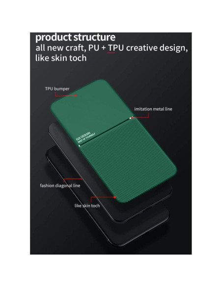 Funda Bumper Kepuch para Poco M2 Pro y Redmi Note 9 - Verde