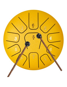 Tambor de Lengua de Acero Miwayer 15 cm 11 Notas Dorado 2