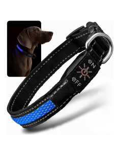 Collar LED para Perros ZAPRIX - Impermeable y Recargable USB-C