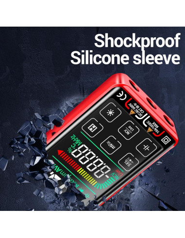 Multímetro Digital ANENG 621A Táctil 9999 Cuentas Recargable