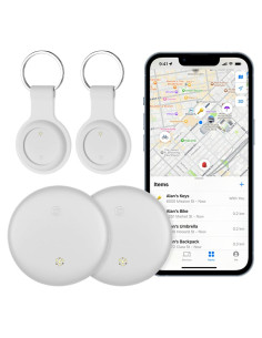 Localizador Bluetooth Wavepow 2 Paquetes - Compatible con Apple Find My