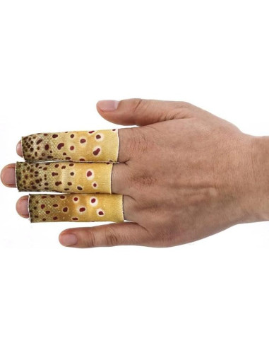 Protector de Dedos para Pesca YXQ - 3 Piezas, Amarillo