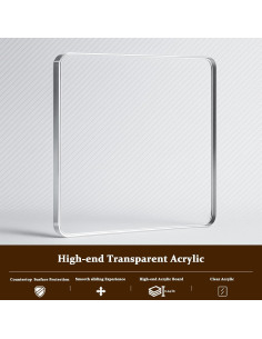 Deslizador de Cafetera Acrílico Sipnore 35.56x24.89cm 2