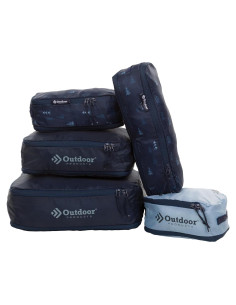 Juego de 5 Cubos de Viaje Expandibles Outdoor Products