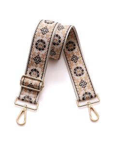 Correa de Reemplazo Ancha para Bolso Ajustable 150 cm - Hebilla Dorada