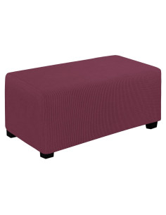 Funda para Ottoman Easy-Going Grande Rosa Ceniza Elástica