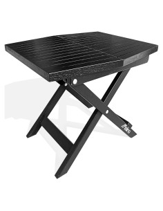 Mesa Plegable de Madera Melino - Acacia Negra - 40x45 cm