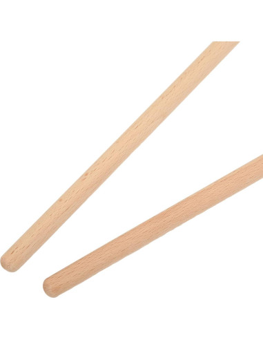 Baquetas de Tímpano WALFRONT 2 Pcs Mallets Fieltro Arce 45mm