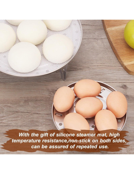 Cesta de Vapor Meganeopre Redonda 24 cm Acero Inoxidable