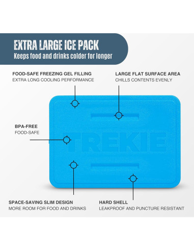 Bolsa de Almuerzo Aislada TREKIE Scout 20L con Paquete de Hielo