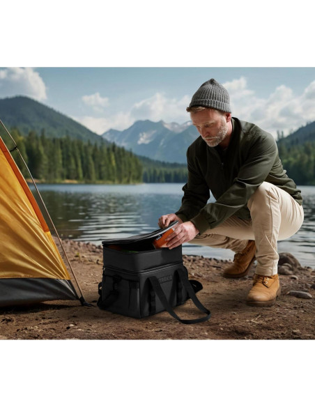 Bolsa de Almuerzo Aislada TREKIE Scout 20L con Paquete de Hielo