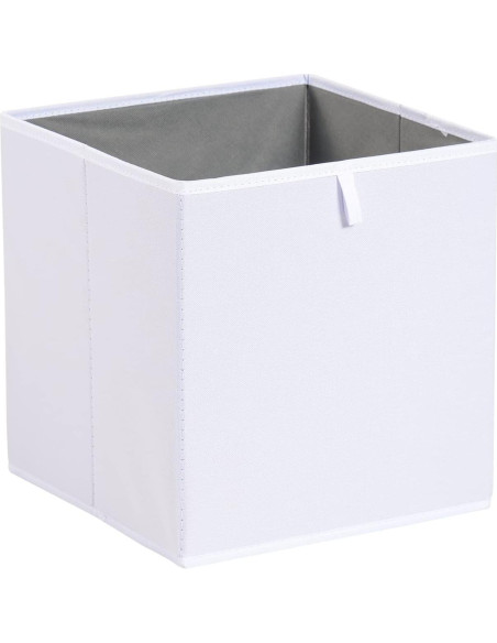 Cajas Organizadoras Plegables Amazon Basics, 6 Unidades, 26.7x26.7x27.9 cm, Blancas