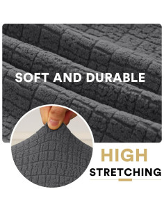 H.VERSAILTEX Fundas de Cojines de Comedor RV 100% Impermeables 2