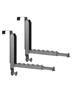 Estante Plegable RFOUO para Secar Ropa 2 Piezas Gris