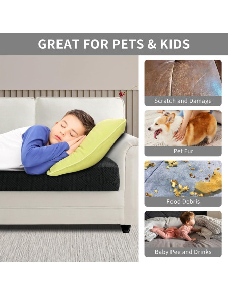 Funda de Cojín Impermeable Easy-Going para Sofás 152x51 cm