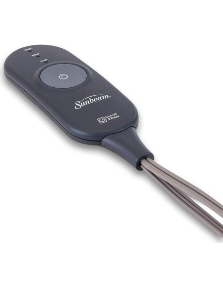 Manta Térmica Eléctrica Sunbeam Microplush 127x152 cm Marino