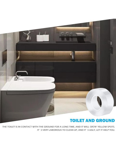 Cinta de Sellado Autoadhesiva ToLanbbt 1.96 cm x 3.05 m Transparente