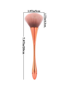 Juego de 3 Pinceles para Polvo de Uñas Ainvhh - Tricolor 2