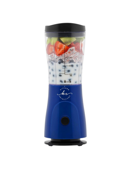 Mini Licuadora Kitchen Selectives Azul Cobalto 414 ml 180W