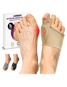 Manga Correctora de Juanetes LEOWEER - 4 Tamaños, Gel y Transpirable