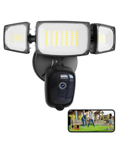 Cámara de Seguridad Olafus 2K QHD con Proyector y Luz 55W