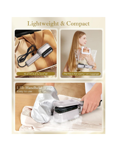 Plancha de Vapor Portátil Banbanda 1000W 3 en 1 100ml