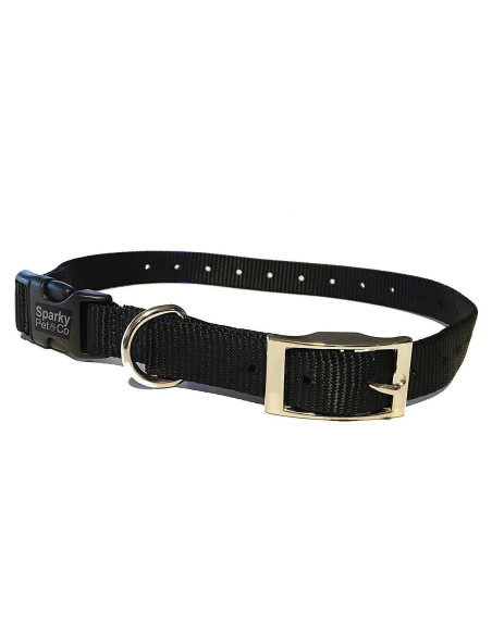 Correa de Reemplazo para E-Collar Sparky Pet Co - Nylon Ajustable 71.12 cm - Negro