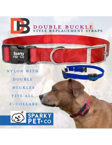 Correa de Reemplazo para E-Collar Sparky Pet Co - Nylon Ajustable 71.12 cm - Negro