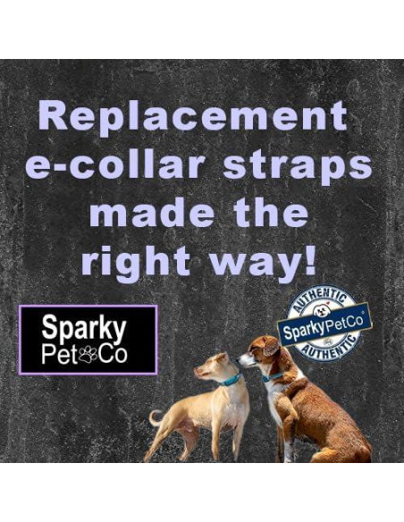 Correa de Reemplazo para E-Collar Sparky Pet Co - Nylon Ajustable 71.12 cm - Negro