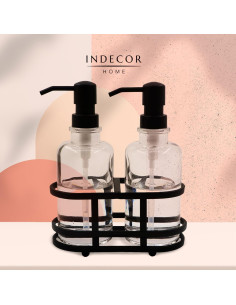 Juego de dispensadores de jabón y loción Indecor Home 3 piezas 2