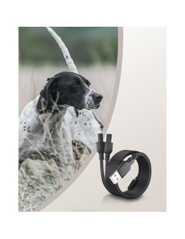 Cable de Cargador USB VHBW PAC00-16357 para Entrenador PetSafe