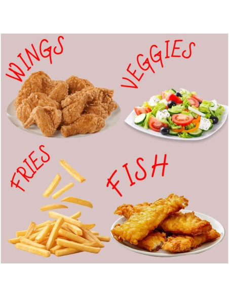 Freidora de Aire NutriChef 2 Cuartos 1000W Antiadherente Negra