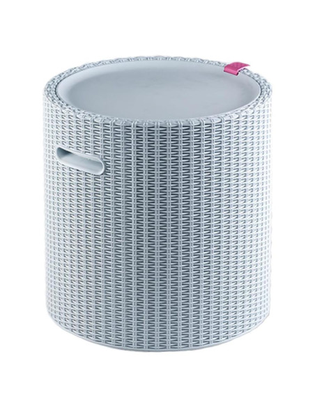 Mesa Enfriadora Lateral Keter 39L Gris Azulado 3 en 1