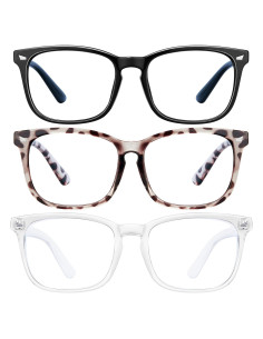 Gafas de luz azul Hunsquer unisex con lentes HD claras