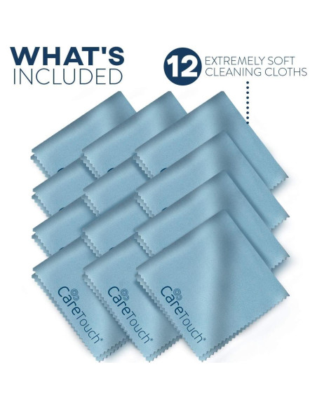 Paño de limpieza Care Touch - 12 paños microfibra 15x18 cm