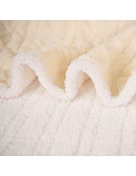 Manta Calentada MERRYLIFE 127x152 cm Beige 4 Niveles Calor