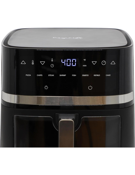 Freidora Digital MegaChef 8.5 Cuartos 1700W Temperatura Ajustable