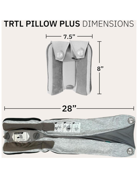Almohada de Cuello Trtl Pillow Plus - Soporte Ergonómico y Lavable Almohada de Cuello Trtl Pillow Plus - Soporte Ergonómico y Lavable