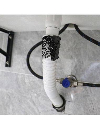 Cinta de Aluminio Negra BOMEI PACK 5 cm x 50 m para HVAC