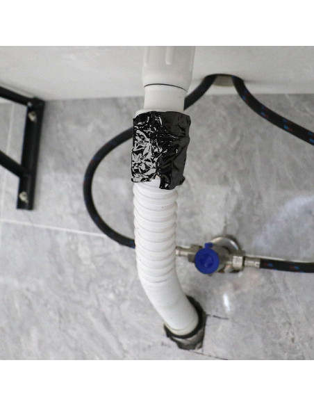 Cinta de Aluminio Negra BOMEI PACK 5 cm x 50 m para HVAC