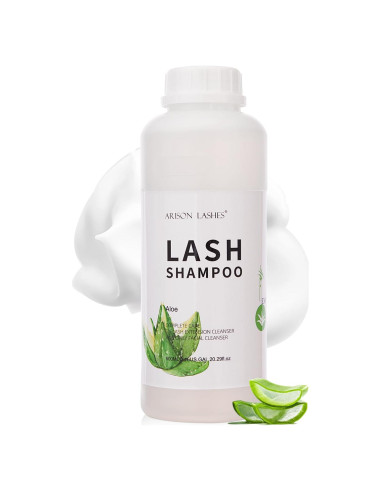 Champú Limpiador para Extensiones de Pestañas Arison 600ml - Aloe