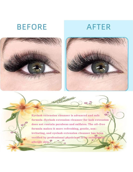 Champú Limpiador para Extensiones de Pestañas Arison 600ml - Aloe