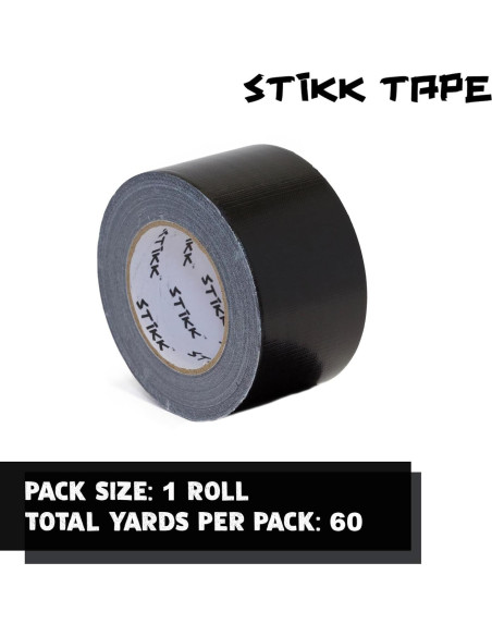 Cinta Duct STIKK Negra 7.6cm x 54.6m - Alta Resistencia