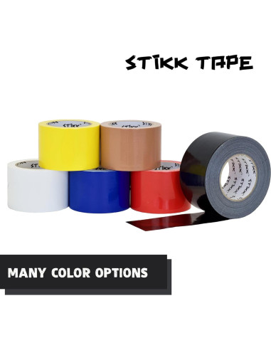Cinta Duct STIKK Negra 7.6cm x 54.6m - Alta Resistencia
