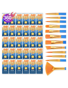 Juego de Pinceles ESRICH 360 Piezas para Pintura
