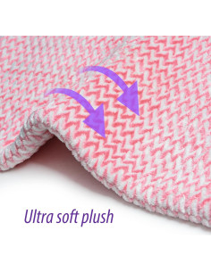 Almohadilla Eléctrica GOQOTOMO PW01 30x60cm 12 Niveles Calor Rosa 2