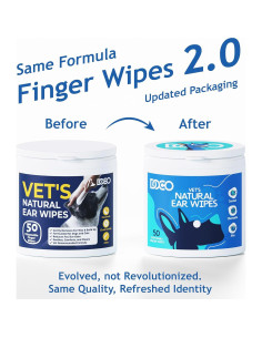 Toallitas Limpiadoras de Oídos para Perros y Gatos DOCO - 50 Unidades 2