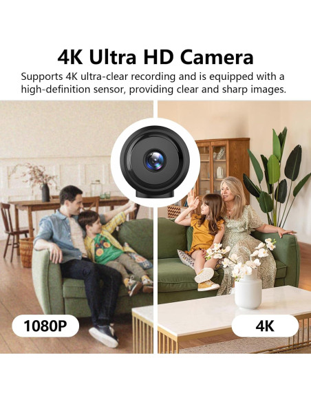 Cámara de Seguridad Inalámbrica Zongbi 1080p con App y Visión Nocturna