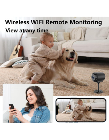 Cámara de Seguridad Inalámbrica Zongbi 1080p con App y Visión Nocturna