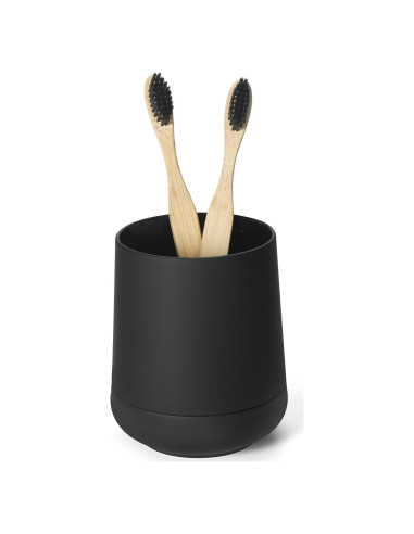 Soporte para Cepillos de Dientes GAHEFY Negro Mate Antideslizante